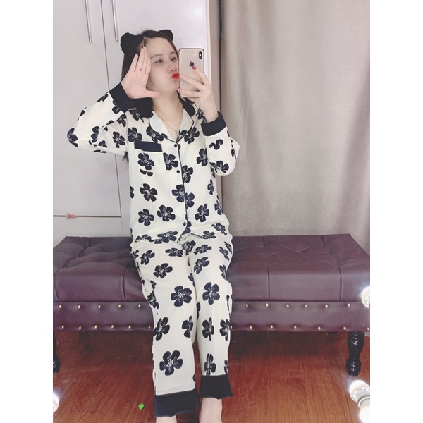 Bộ Mặc Nhà pijama Cổ truyền thống cao cấp