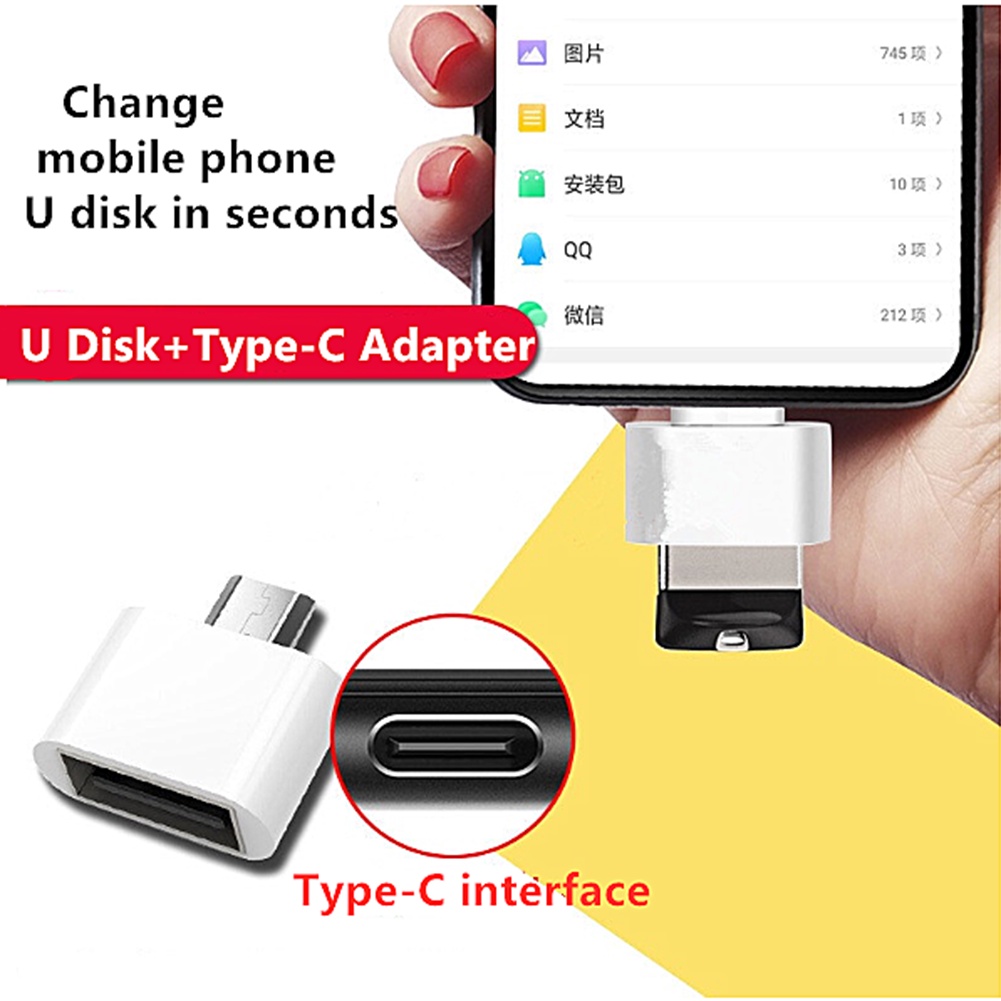 Đầu chuyển đổi USB OTG 2021 tốc độ cao thích hợp cho điện thoại Android/ máy tính bảng Apple