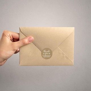 Set 500 Sticker Thank You Xinh Xắn Dùng Để Trang Trí Tiện Lợi