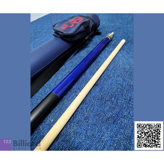 [SIÊU THỊ BIDA] Combo cơ Lỗ/Pool Custom V Xanh Dương [Cơ cho người Mới]