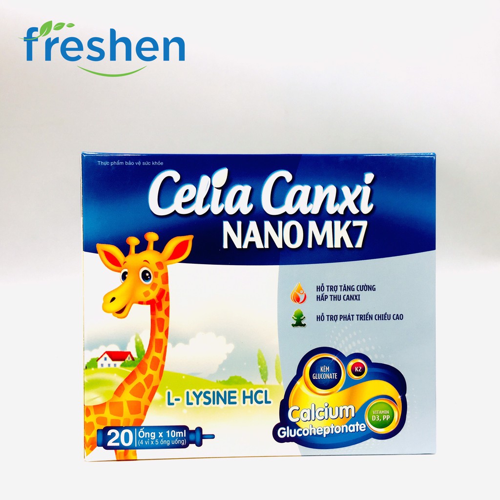 Celia Canxi Nano Mk7 phát triển chiều cao, kích thích ăn ngon, cho xương chắc khoẻ chống còi xương, loãng xương