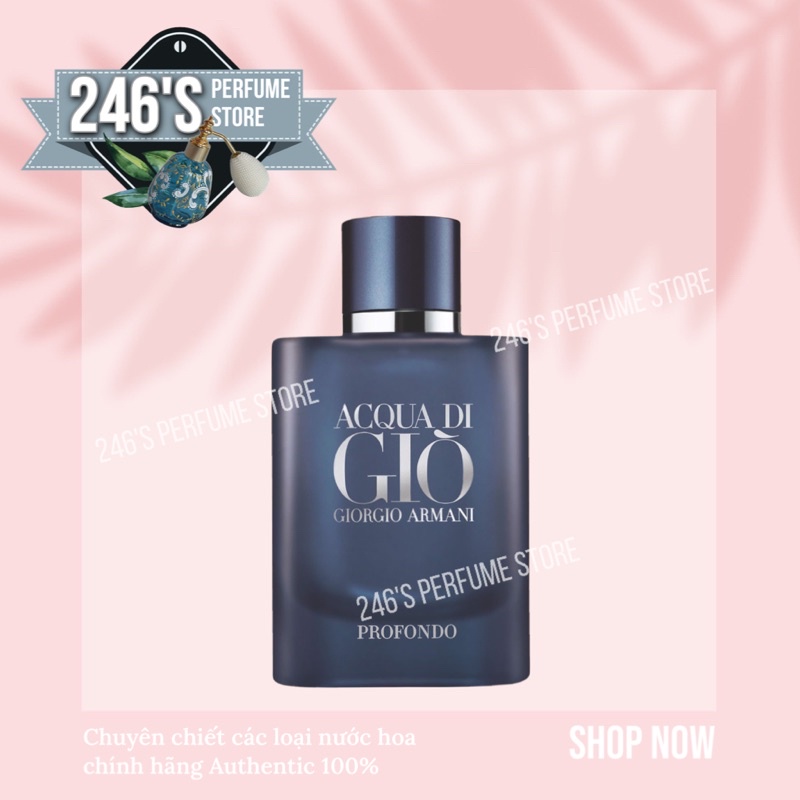 💕Mun💕 Mẫu thử nước hoa Giorgio Armani Acqua di Gio Profondo  5ml/10ml/20ml