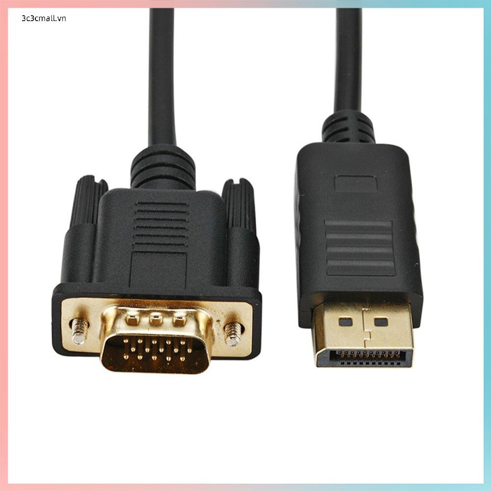 ✨chất lượng cao✨Displayport To Vga Converter Dp Male To Vga Cable Adapter 1080P Display Port