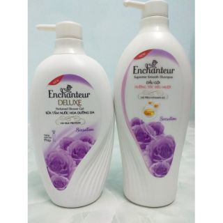 Combo sữa tắm 900g enchanteur /dầu gội enchenteur sesation 650g