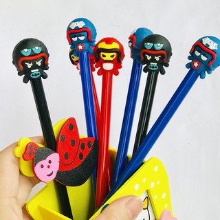Bút siêu nhân đội mũ cute dễ thương giá rẻ