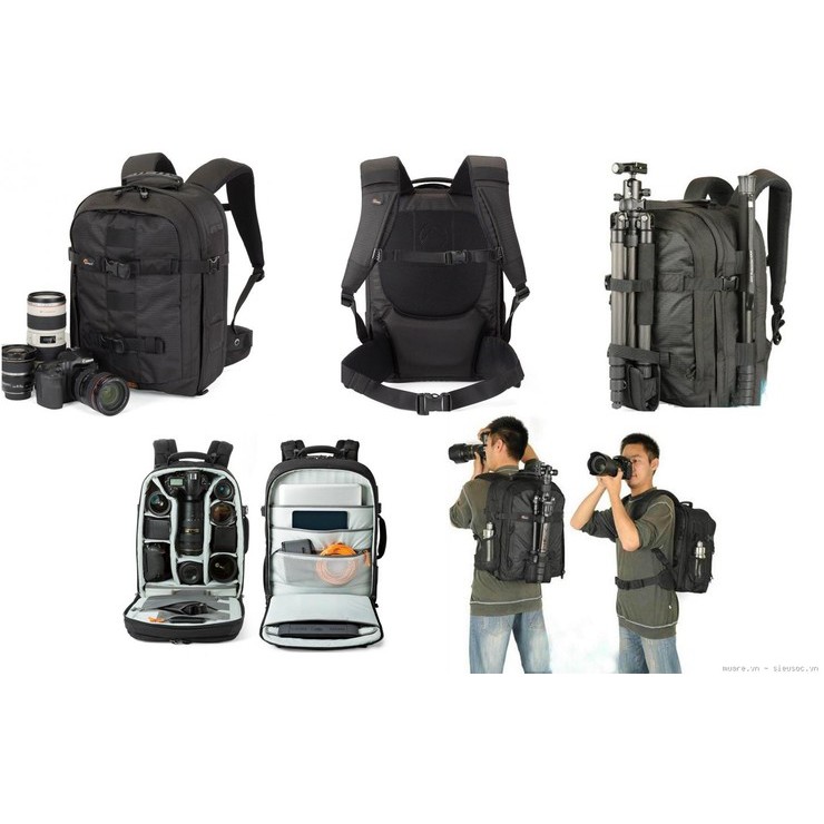 Balo máy ảnh [ HÀNG CỰC CHẤT ] Balo máy ảnh DSLR LOWEPRO RUNNER 350AW - Chất vải CHỐNG NƯỚC CHỐNG BỤI TỐT BẢO HÀNH 12M