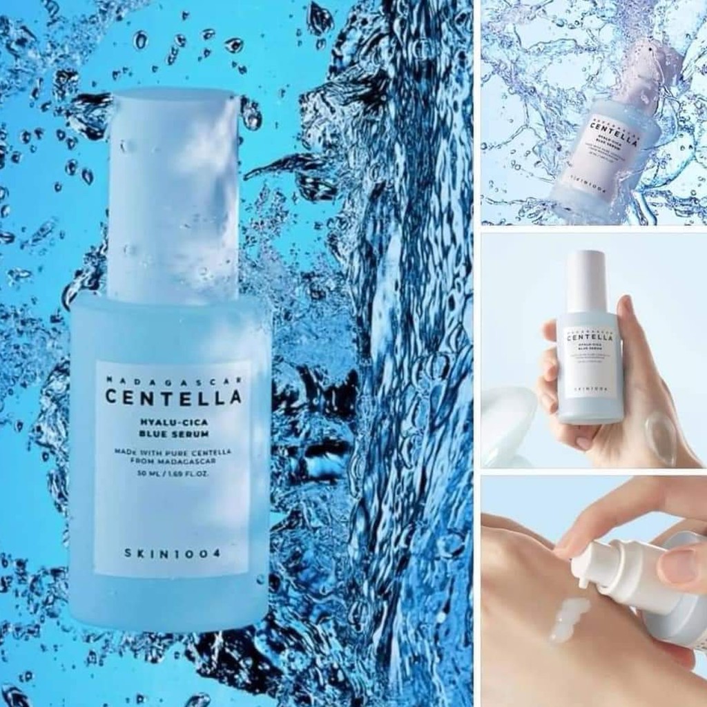Tinh chất cấp ẩm Skin1004 Madagascar Centella Hyalucica Blue Serum 50ml
