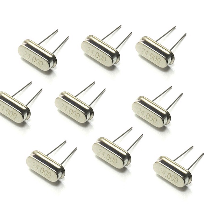 Thạch Anh 24Mhz Chân Cắm Giá Rẻ, thạch anh tần số 49S DIP 24Mhz 24.000mhz dùng để tạo dao động Shop Linh Kiện Gía Tốt