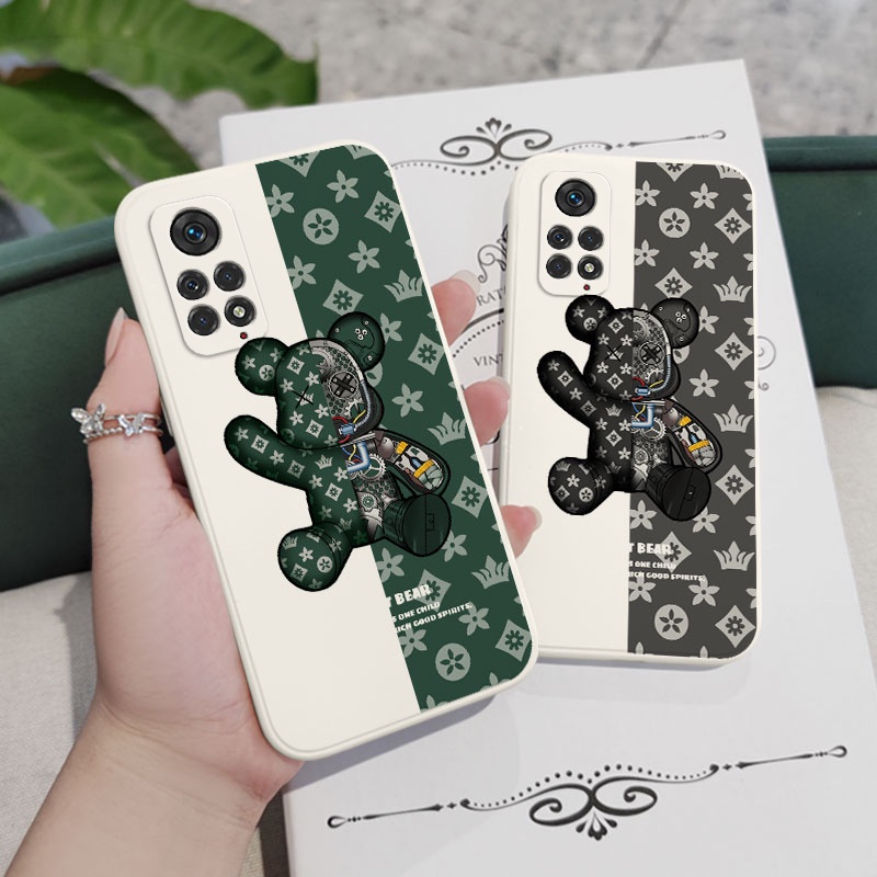 Ốp Điện Thoại Họa Tiết Gấu Sáng Tạo Cho Xiaomi Redmi Note 11 11s 11T PRO Plus + 4G 5G