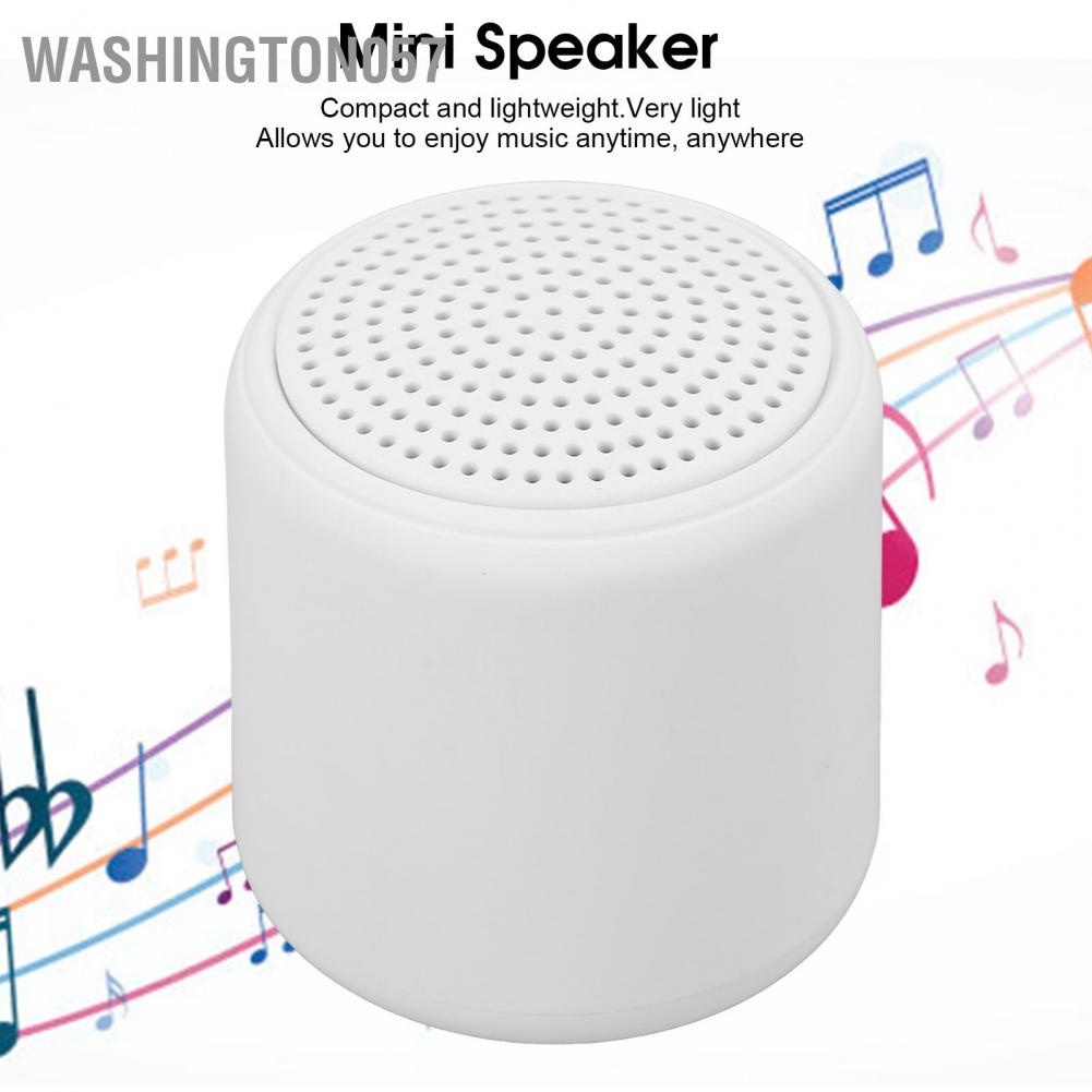 Washington057 Mini Bluetooth5.0 Speaker Outdoor Portable Wireless Multifunctional Loudspeaker Box