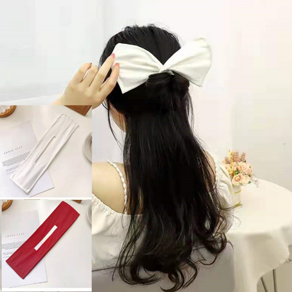 Kẹp tóc tạo hình nơ xoắn băng đô tóc Hàn Quốc cho nữ búi cuộn gọn gàng