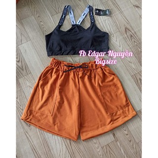 Sét áo bra & quần short bigsize