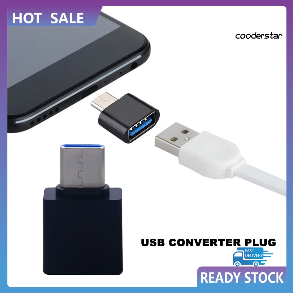 Set 2 đầu chuyển đổi usb sang type-c/micro thông dụng cho điện thoại