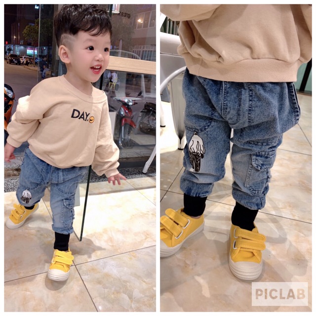 Quần bò bo chun đẹp, độc lạ