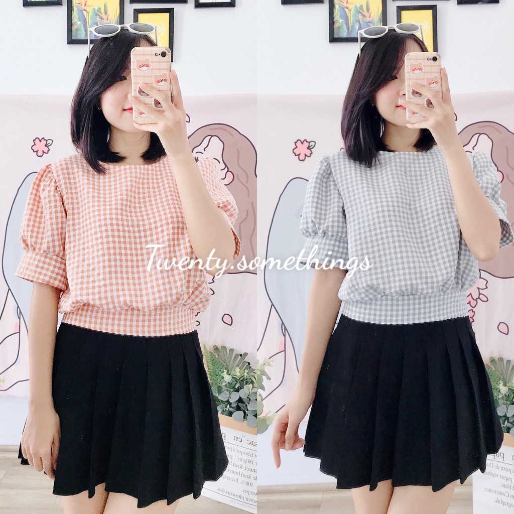 ÁO CROPTOP THẮT NƠ LƯNG PHỐI REN (video/ảnh thật/ sẵn)