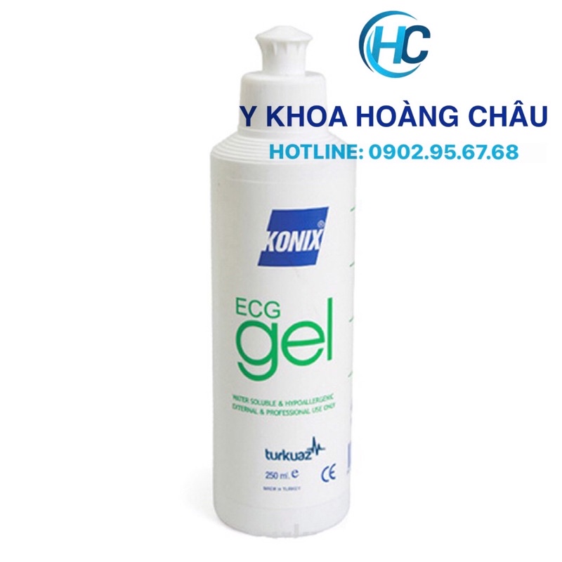 Gel Siêu Âm, Gel Lạnh Triệt Lông- Konix ECG Gel (250ml)