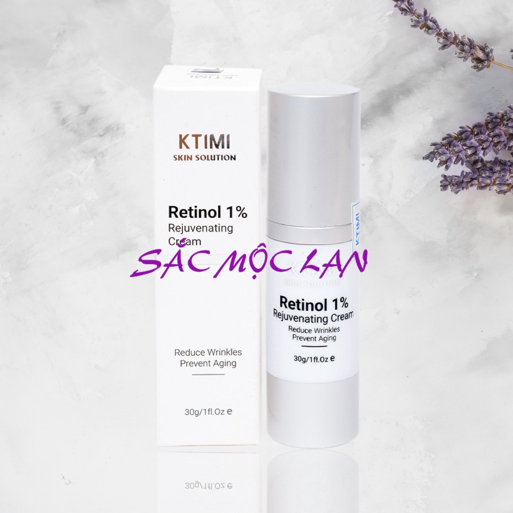 KTIMI - KEM RETINOL 1% CHỐNG LÃO HOÁ, MỜ THÂM MỤN, NẾP NHĂN
