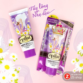 Kem tẩy lông cho da nhạy cảm - Kracie Epilat 150g