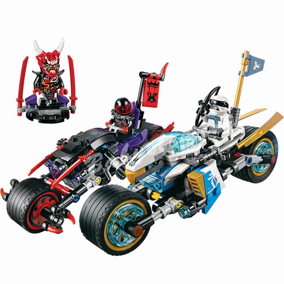 MOC 76015 Street Race of Snake Jaguar Ninjago: Masters of Spinjitzu Building Blocks Mô Hình Đồ Chơi Người Lớn Trẻ Em Quà Tặng