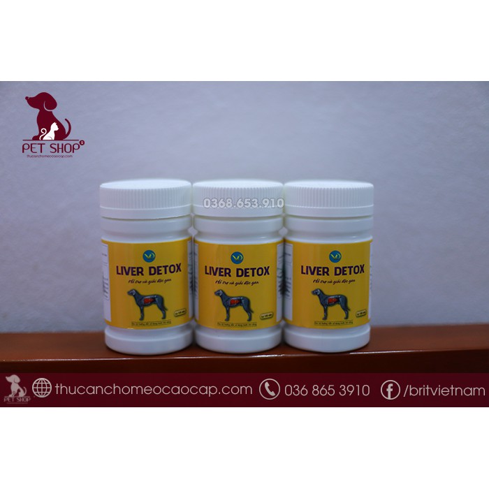 Liver Detox VD Giải Độc Gan Cho Chó