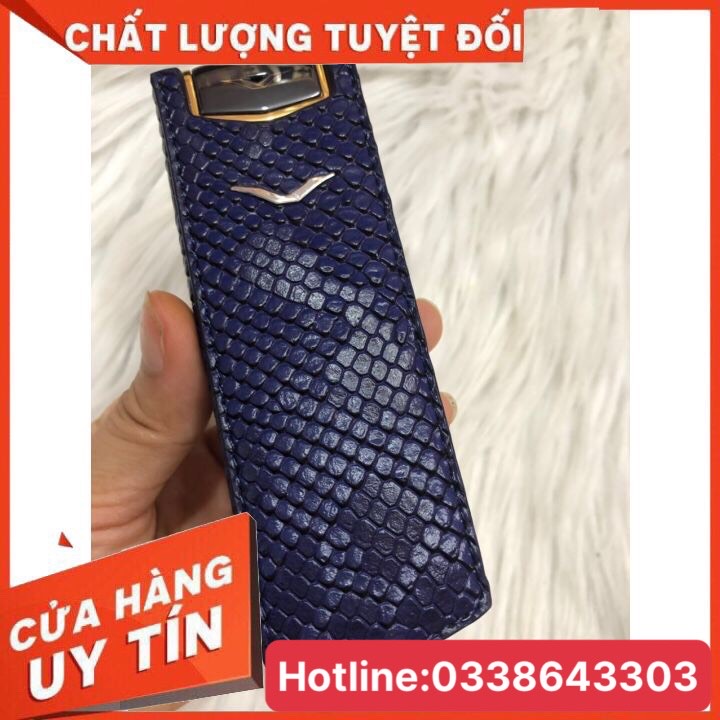 Bao da vertu dập vân xanh độc lạ kiểu da rắn ,hàng nhập khẩu,xem thêm mô tả