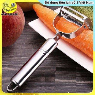 Nạo củ quả inox đa năng 3 trong 1 có thể bào sợi-THẢO NGUYÊN SHOP