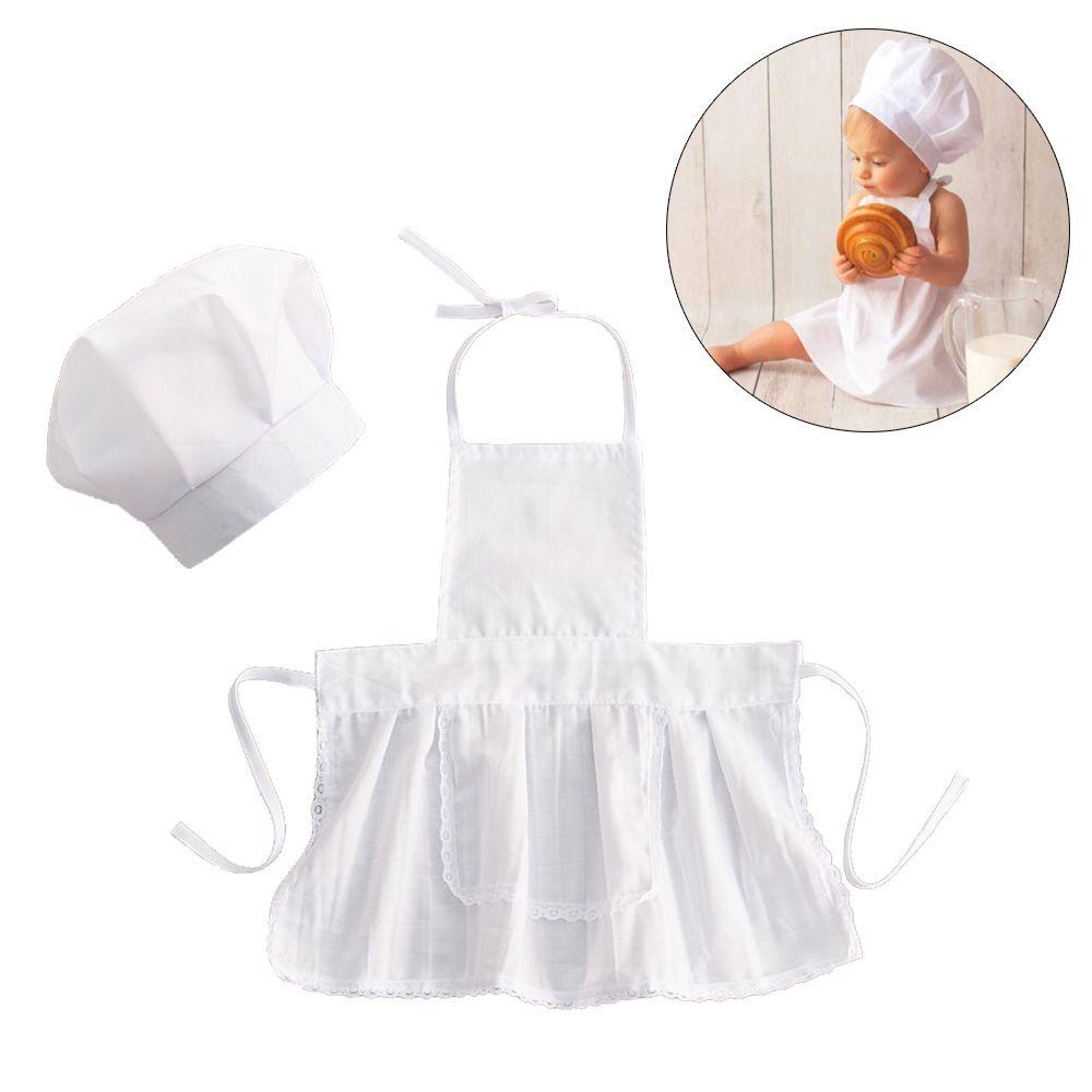 Tạp Dề Đầu Bếp / Mũ Đa Năng Làm Phụ Kiện Chụp Ảnh Cho Bé Sơ Sinh