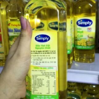 Dầu Simply hạt cải 1 Lít