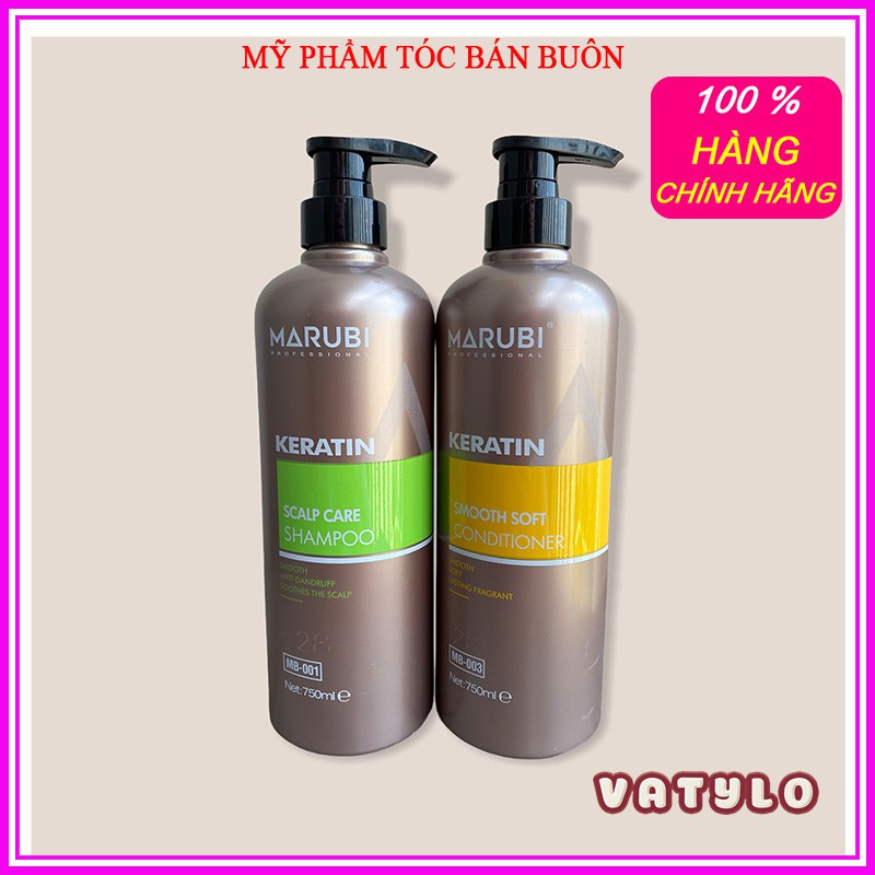 Cặp dầu gội xả MARUBI 750ml | Phục Hồi Tóc Hư Tổn, Khô Xơ, Gãy Rụng | Hàng Chính Hãng CT69 | BigBuy360 - bigbuy360.vn