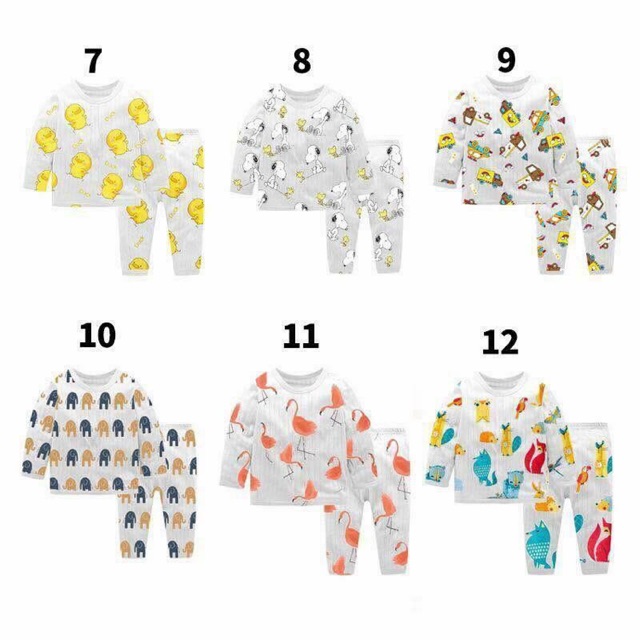 Combo 5 bộ cotton giấy cho bé