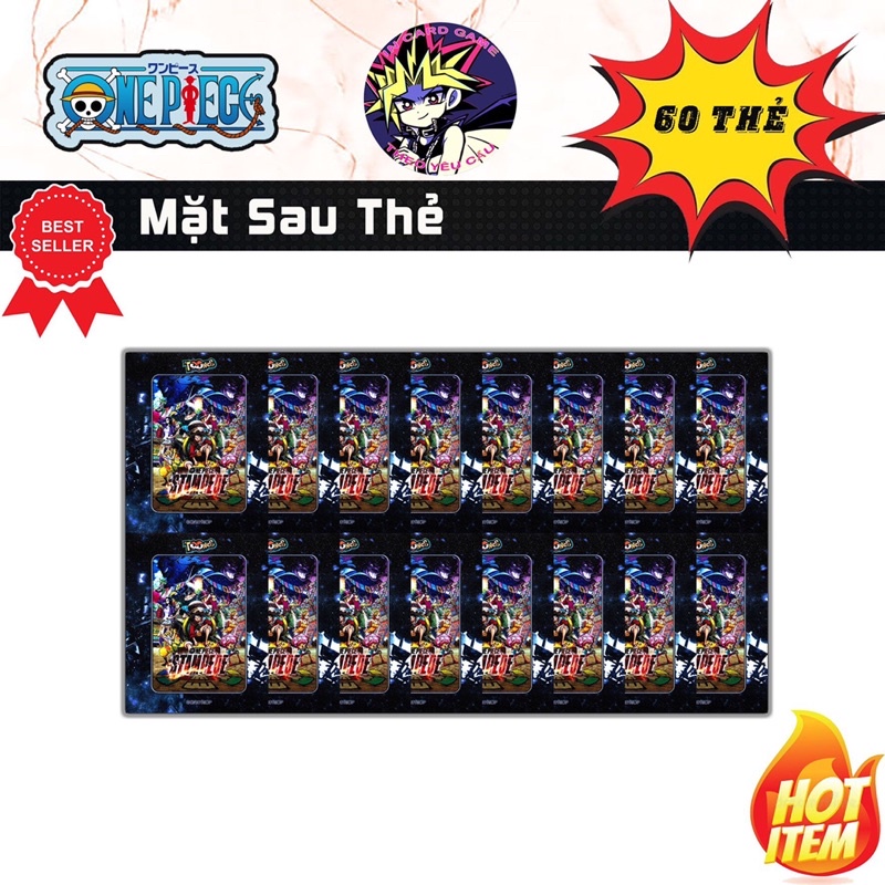 Toonies One Piece phiên bản điện ảnh màu đen - Phim Stampede 60 Thẻ.