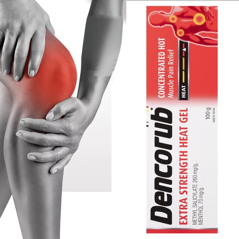 [Hàng chuẩn Úc] Dầu xoa bóp Dencorub extra strength heat gel 100g giúp giảm đau xương khớp và căng cơ của Úc