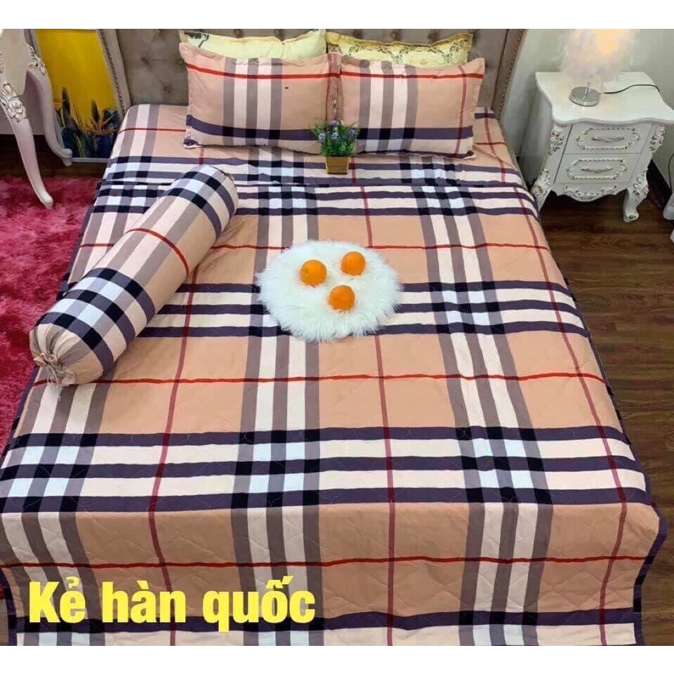 Sét Chăn Ga 5 Món Cotton Poly
