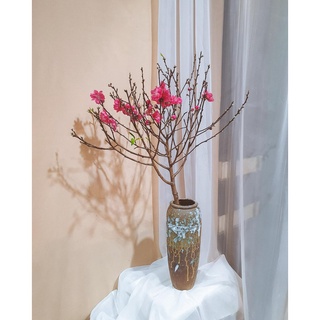 Bán tết - cành hoa đào bích cao 40-50cm trang trí tết