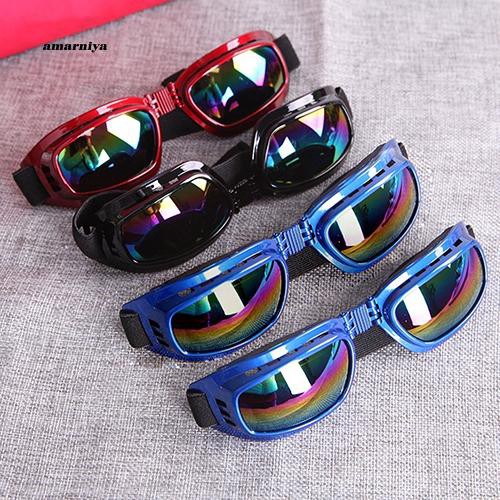 Kính mát chống tia UV gấp gọn kèm dây đeo cổ tiện dụng dành cho cún cưng