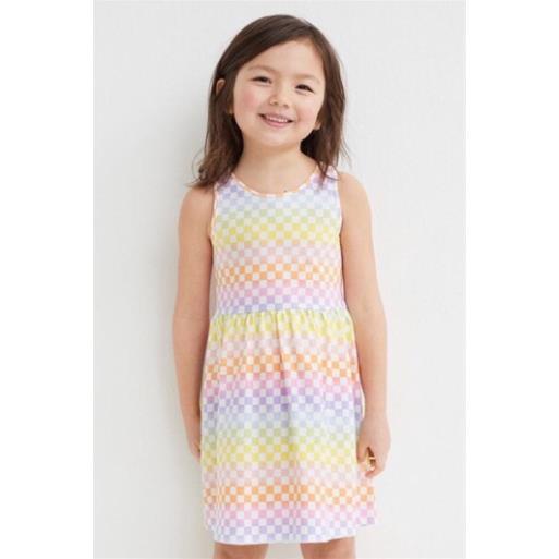 Váy sát nách cotton bé gái vợt sale