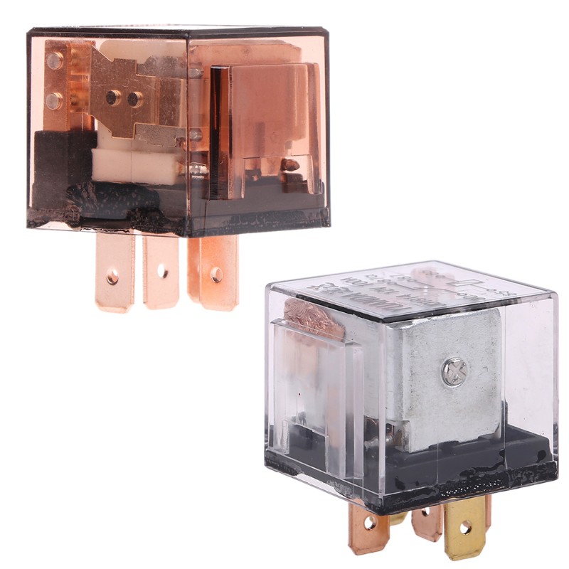 Relay két nối tự động 12V 100A 5 pin SPDT cho xe hơi