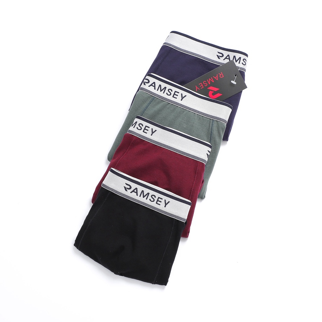 Quần Boxer Nam Cotton Màu Xanh Rêu Ramsey RB 202