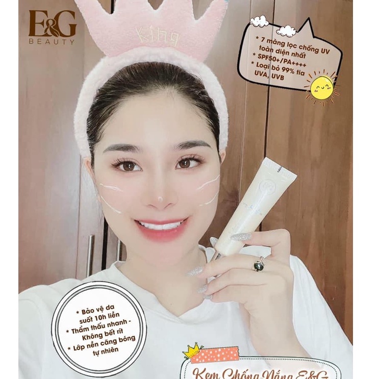 [Chính Hãng] KEM CHỐNG NẮNG E&amp;G BEAUTY