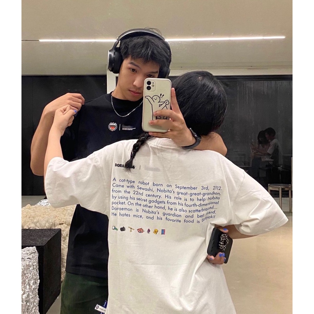 Áo thun Levents Doraemon Mini Cat Doremon Đô rê mon Thời trang Unisex HCM AL230