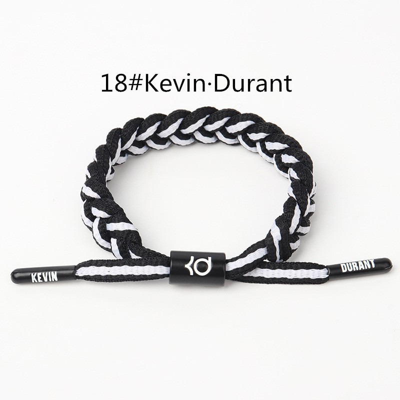 ngôi sao bóng rổ vòng tay bện dây thừng thời trang thể thao tay dây