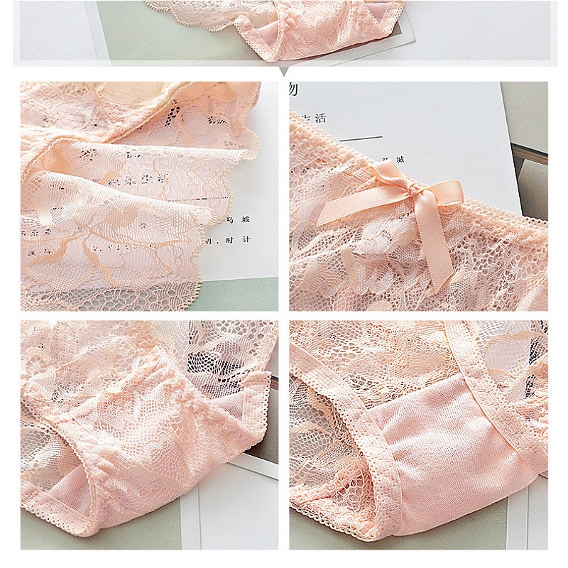 Set áo ngực và quần lót ren hoa màu đen thời trang nữ | BigBuy360 - bigbuy360.vn