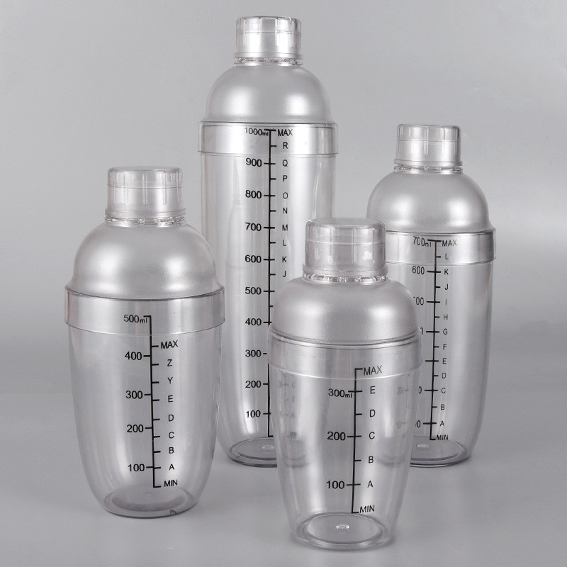 Bình Pha Chế Trà Sữa Shaker 530ml (Chia Vạch Đen)