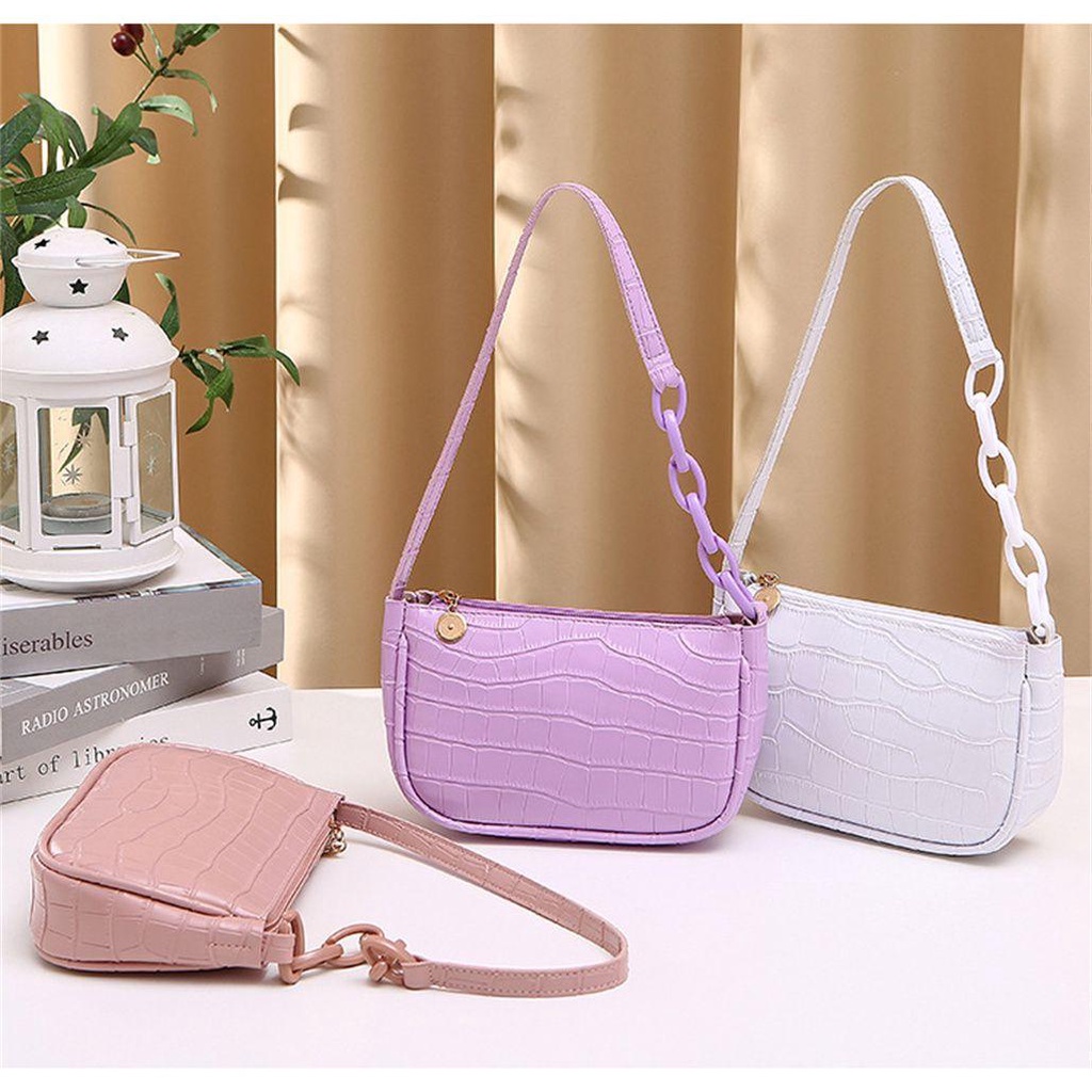 UUMIR Túi Xách Da PU Nylon Màu Trơn Cỡ Nhỏ Thời Trang Cho Nữ