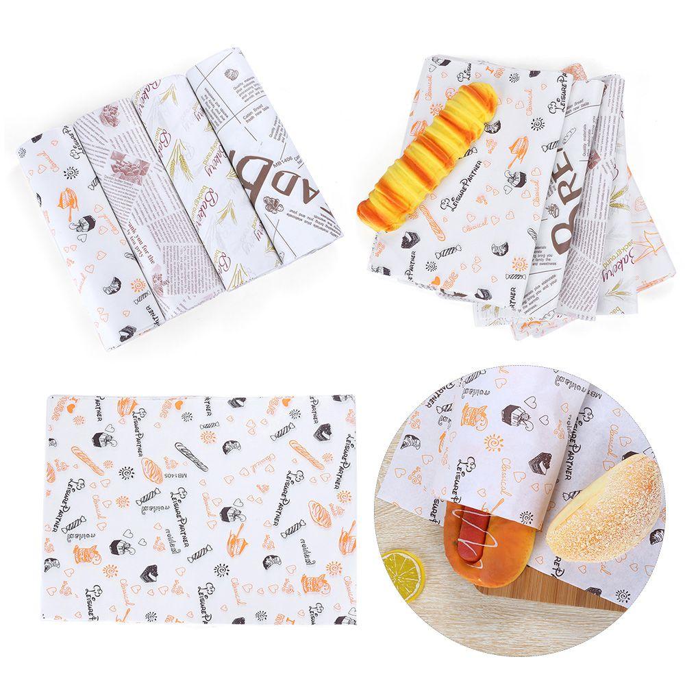 Giấy Gói Bánh Hamburger Chống Thấm Dầu Tiện Lợi