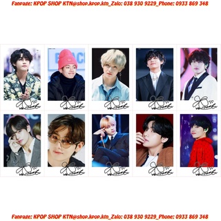 CARD CHỮ KÍ V BTS
