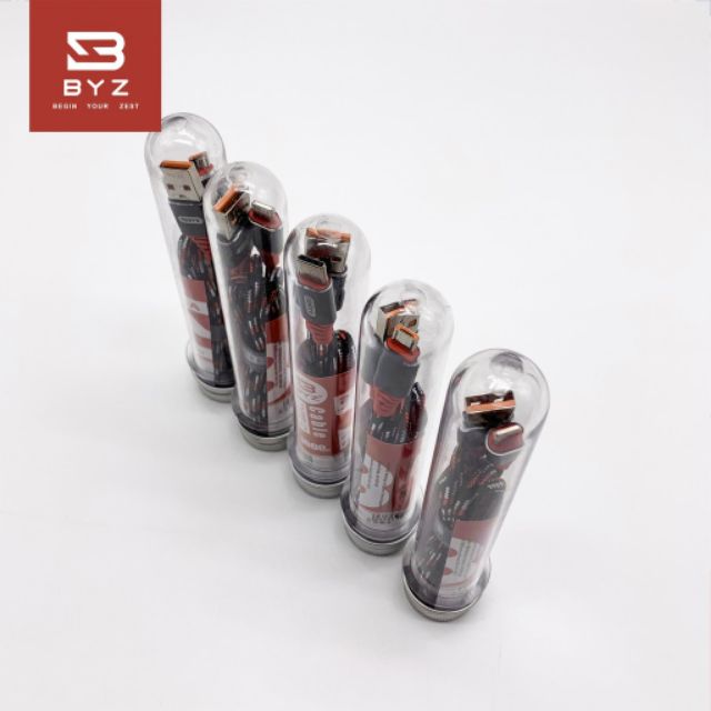 Cáp Ống Nghiệm BYZ Dây Dù Đa Dạng Đầu Sạc