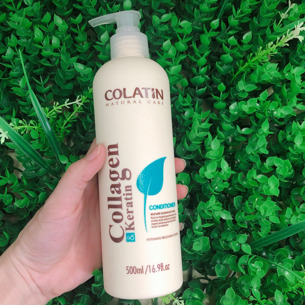 DẦU XẢ COLATIN COLLAGEN KERATIN PHỤC HỒI SIÊU MƯỢT TÓC 500ML