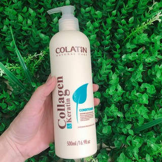 DẦU XẢ COLATIN  COLLAGEN KERATIN PHỤC HỒI SIÊU MƯỢT TÓC 500ML