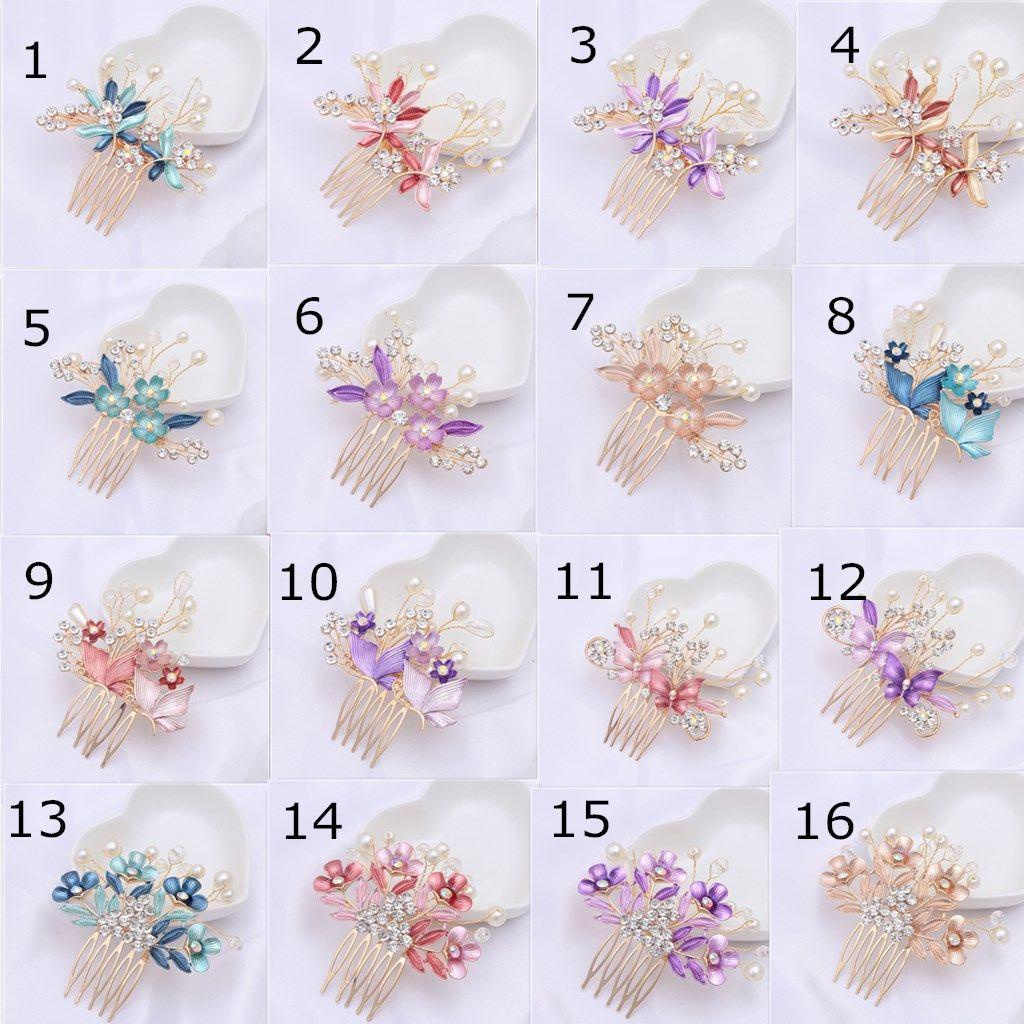 Osier✿ Trâm Cài Tóc Hình Hoa Thời Trang Cho Cô Dâu|Phụ Kiện Tóc Cho Cô Dâu